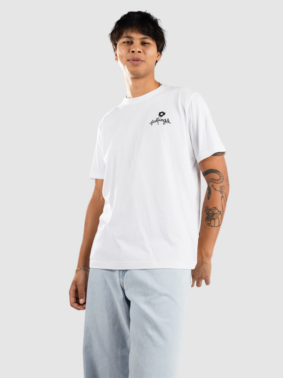And Feelings Block T-Shirt white