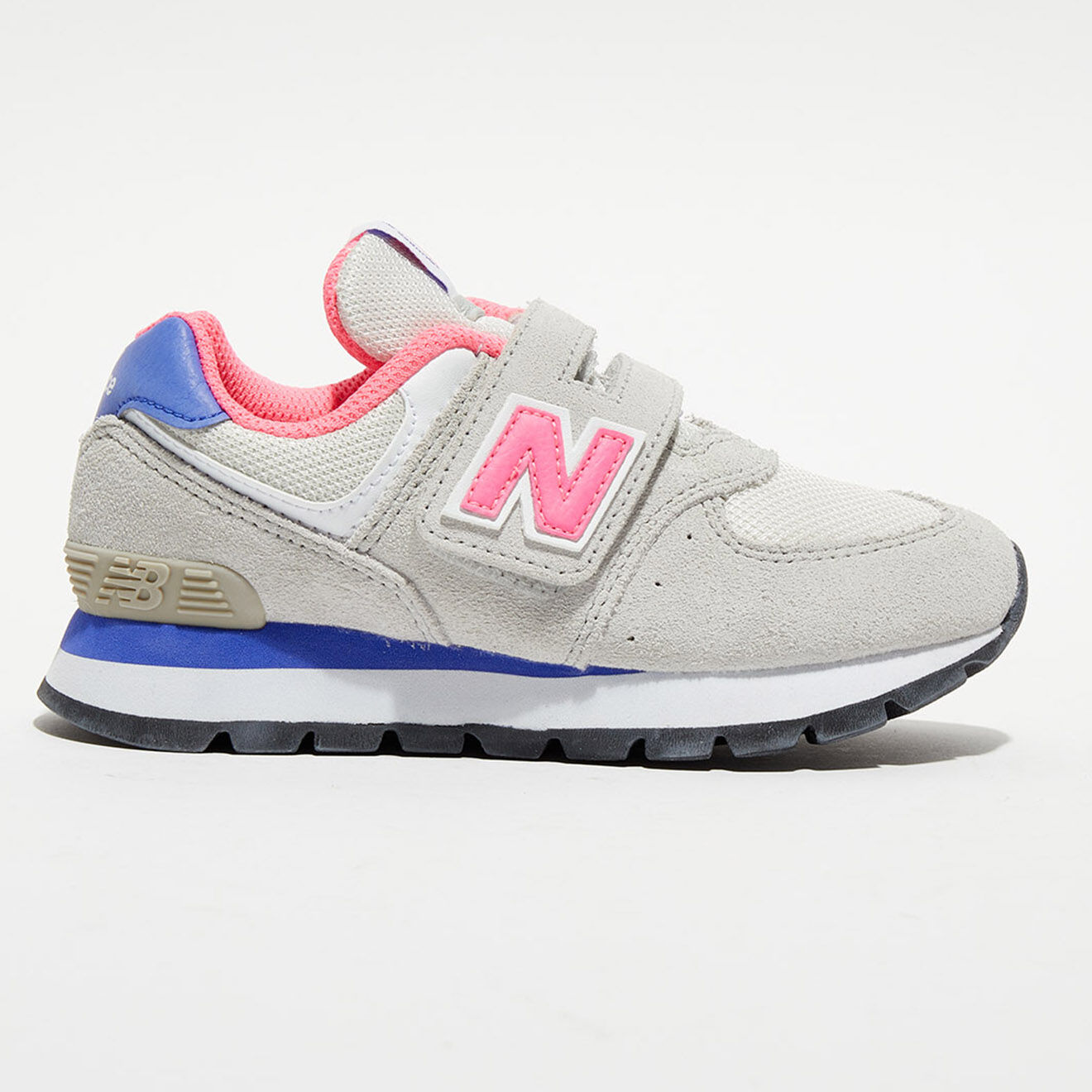 New Balance Baskets 574 gris/rose/indigo