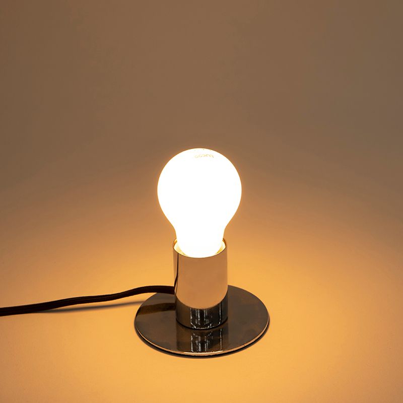 Set van 5 E27 LED flame filament lampen opaal glas 3W 250 lm 2200K
