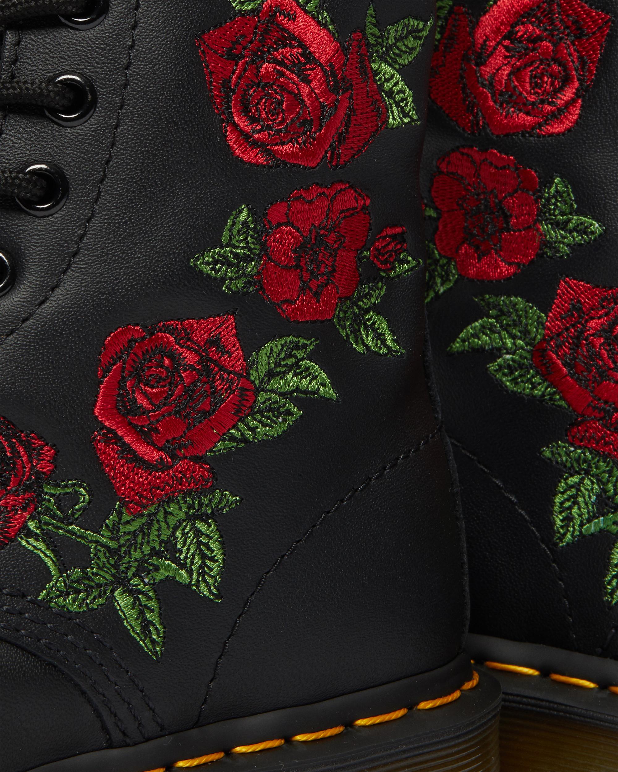 1460 Vonda Floral Leather Lace Up Boots