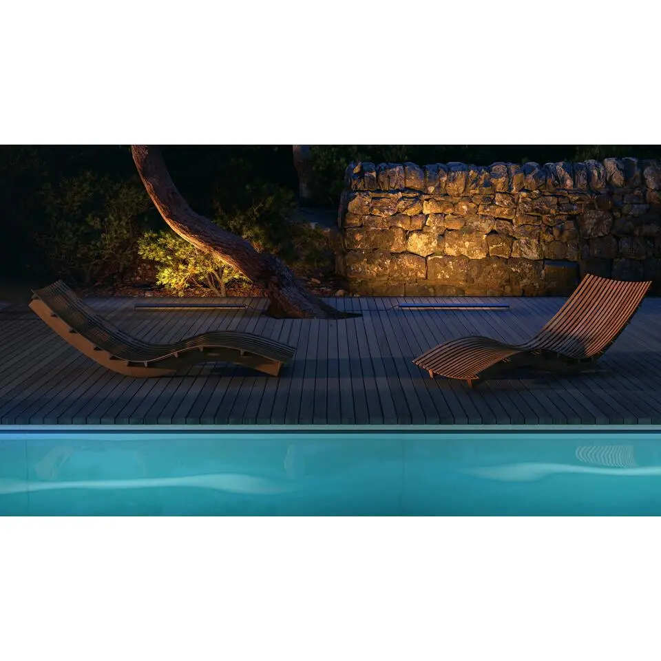 Maytoni Outdoor - Landschapsverlichting Edge - Zwart