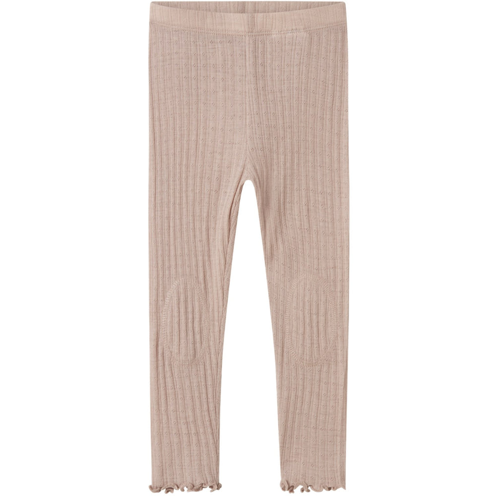 Køb Name It Shadow Gray Nmfwossa Wo/Si Rib Leggings