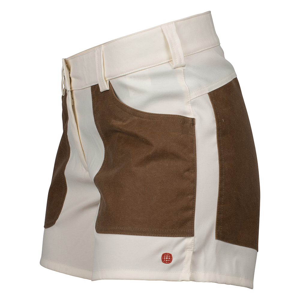 Amundsen 5Incher Field Shorts Womens Off White/Tan