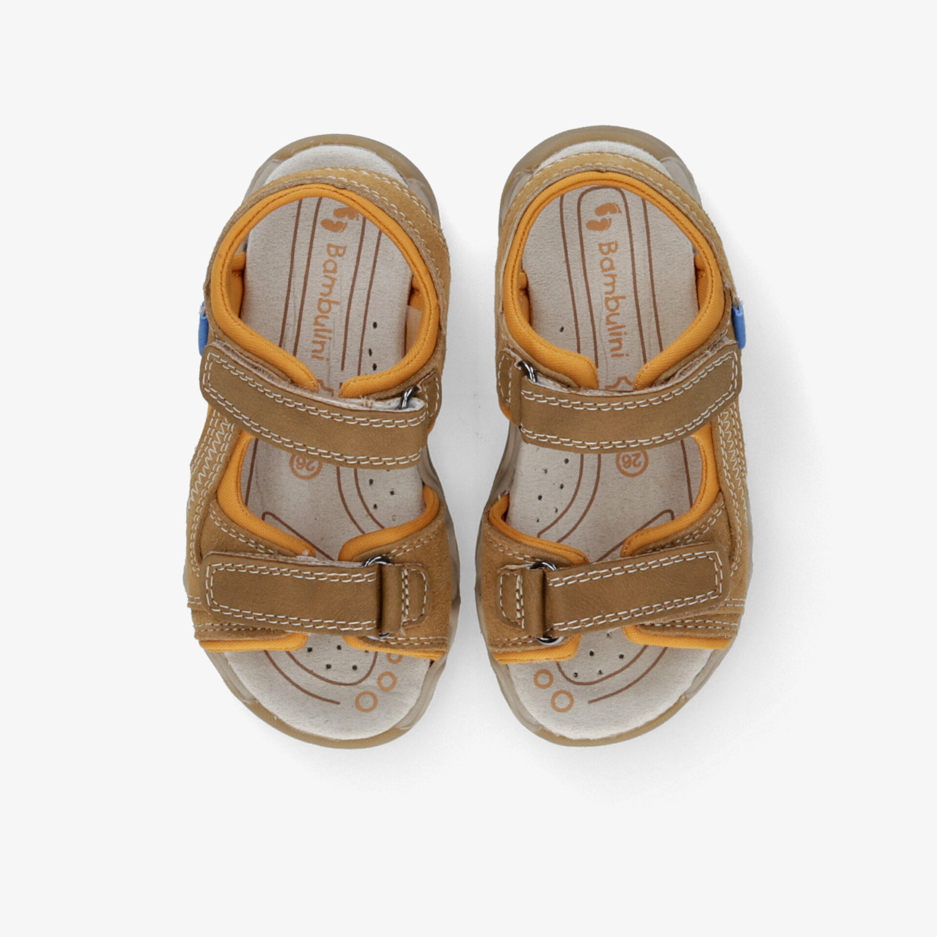 Bambulini Kinder Sandalen cognac
