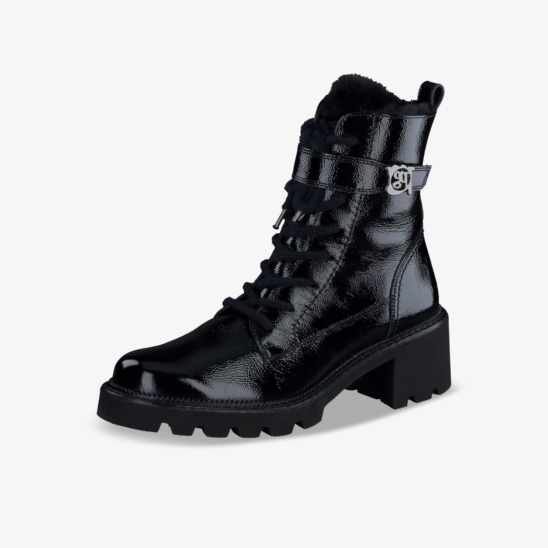paul green Unisex Biker Boots schwarz