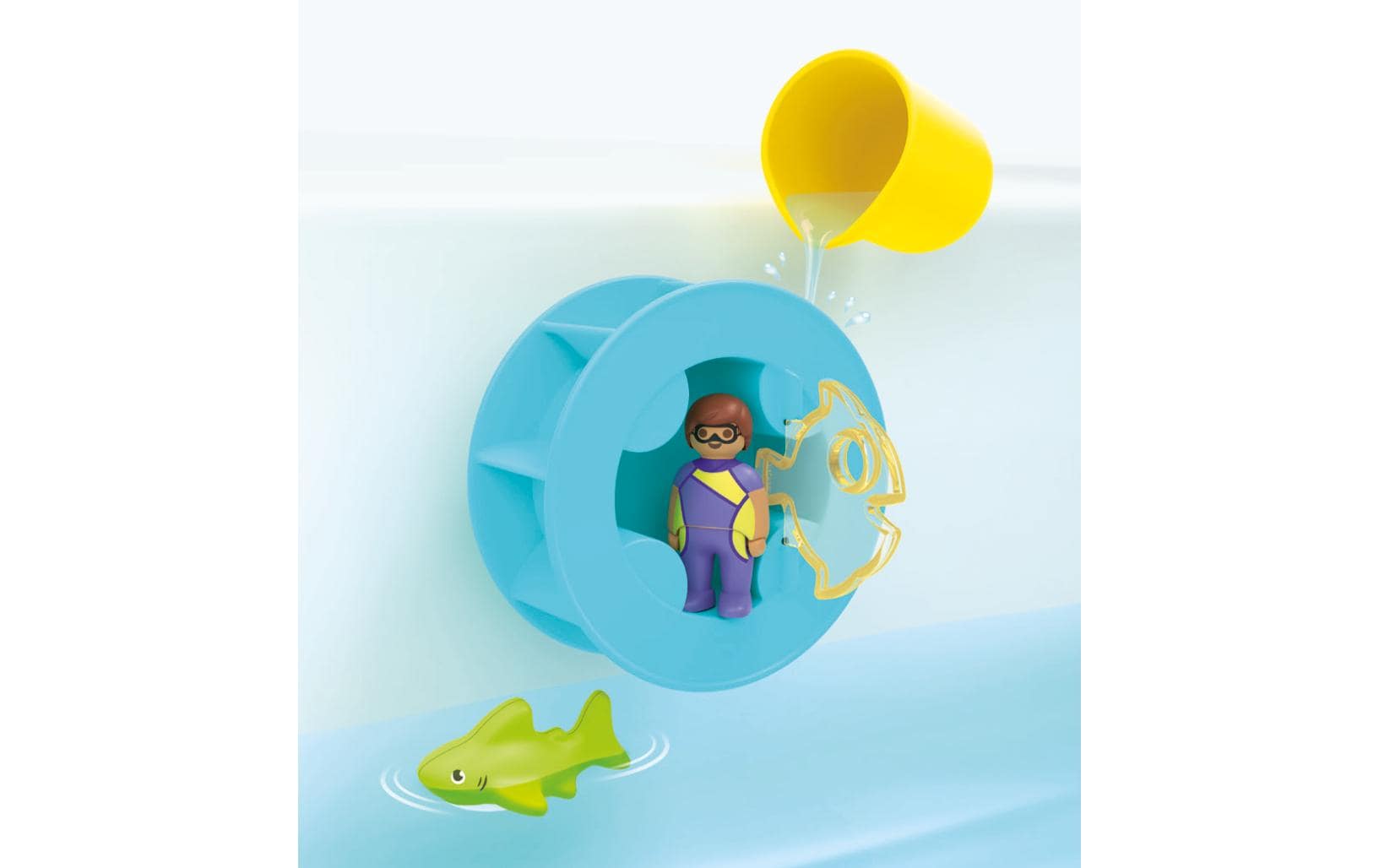 Junior AQUA: Wasserwirbelrad mit Babyhai 71688Figuren-Set für Kinder