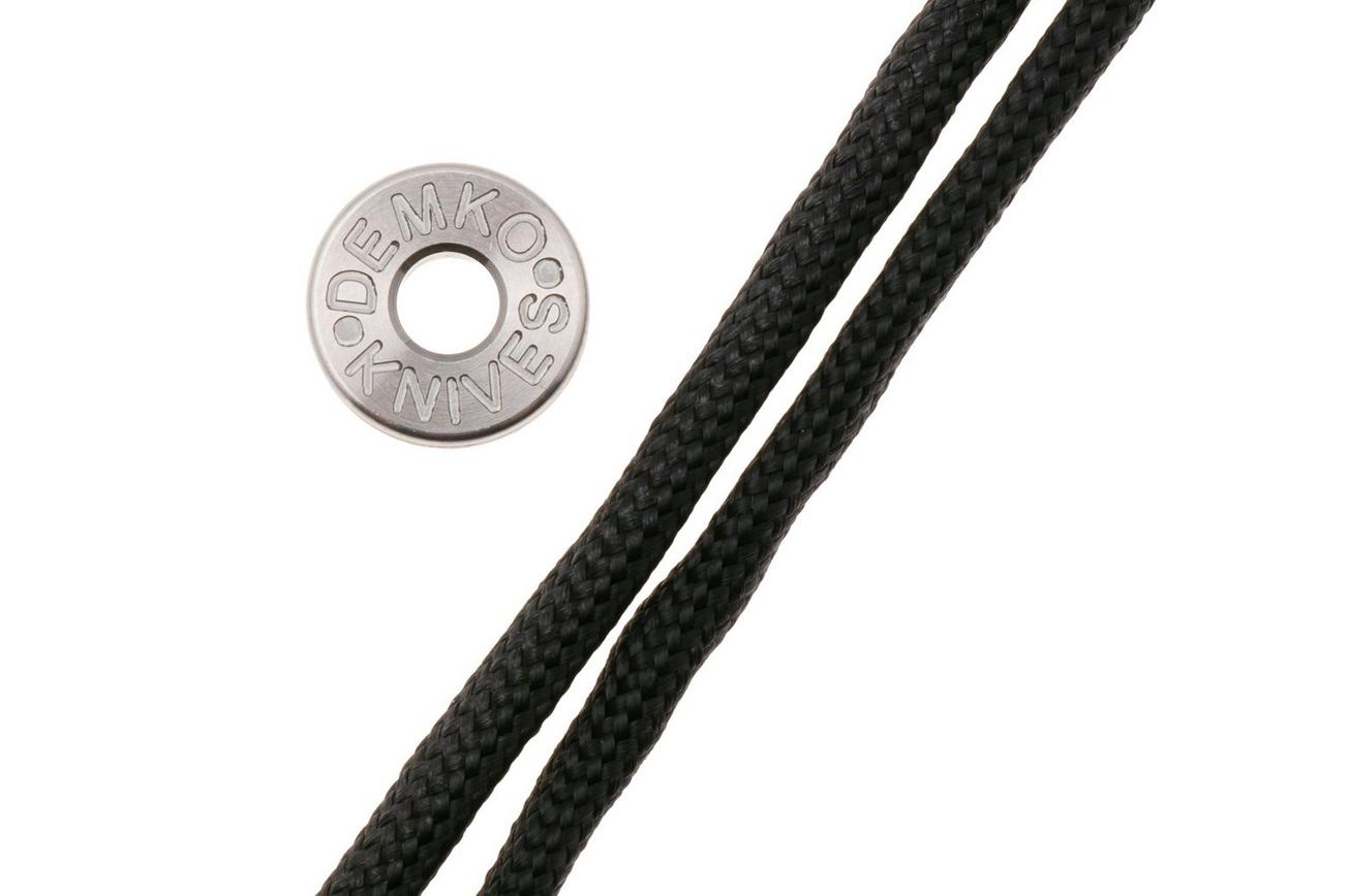 Demko Knives Titanium Lanyard Bead TI-BEAD-BLACK, zwart