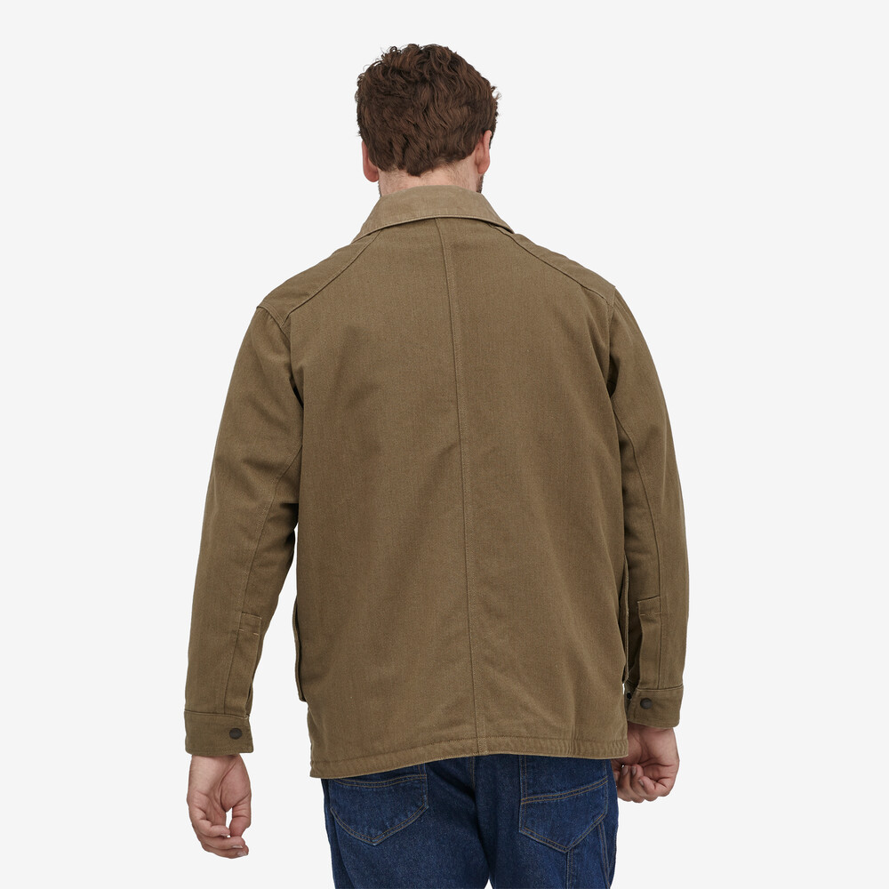 Herren-Scheunenmantel aus Hanf-Canvas von Iron Forge