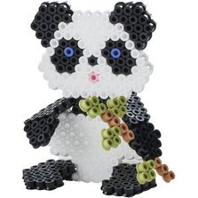 Hama Perles à repasser midi 3D 'Panda', coffret cadeau