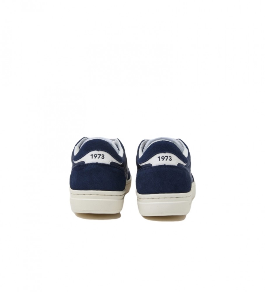 Tênis Pepe Jeans de couro combinado Kore Vintage Navy