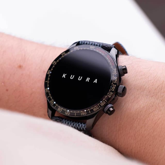 Kuura Smartwatch FM1 V3, Sort