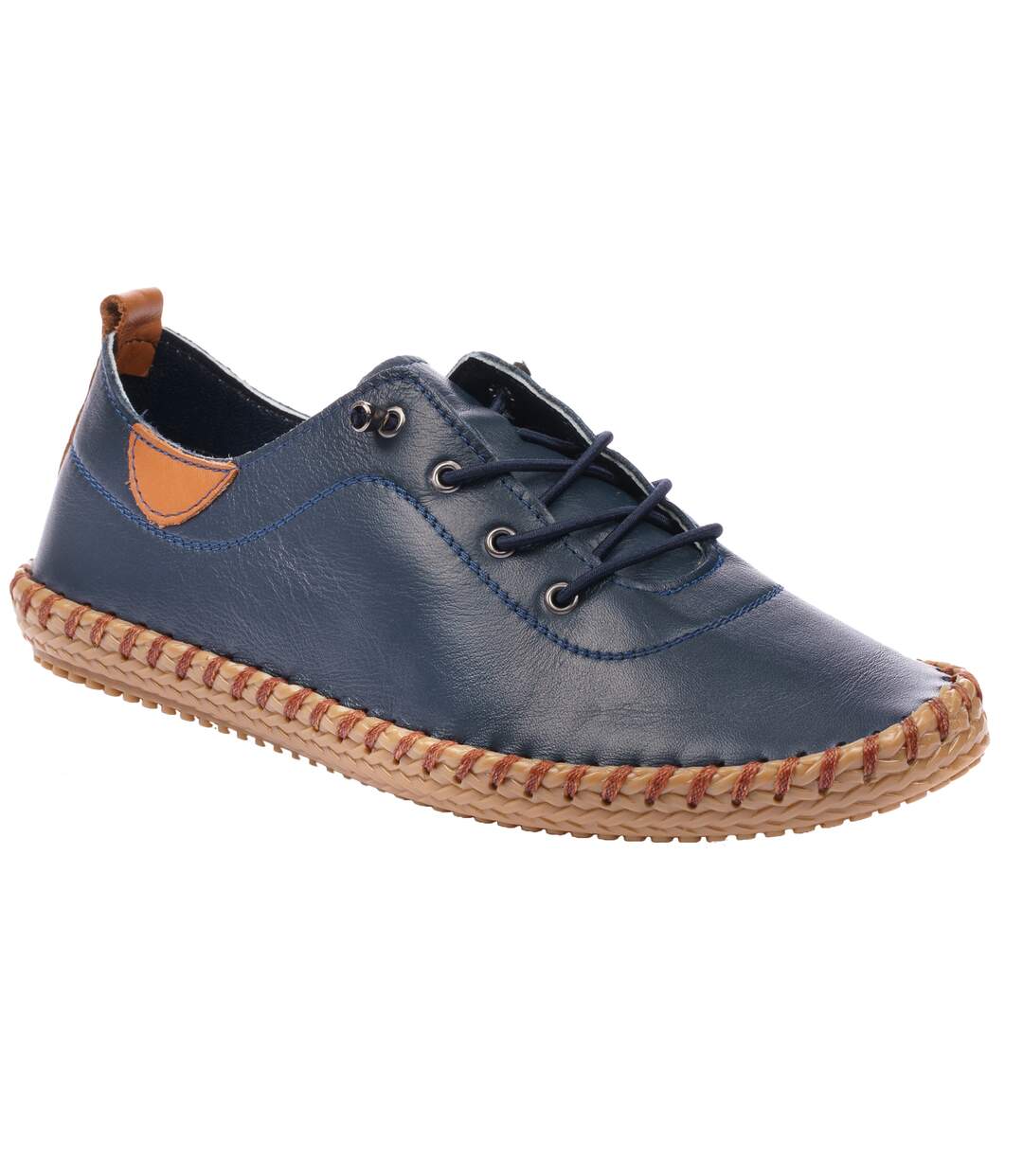 Lunar - Tennis WHISTABLE - Femme (Bleu marine / Marron) - UTGS352