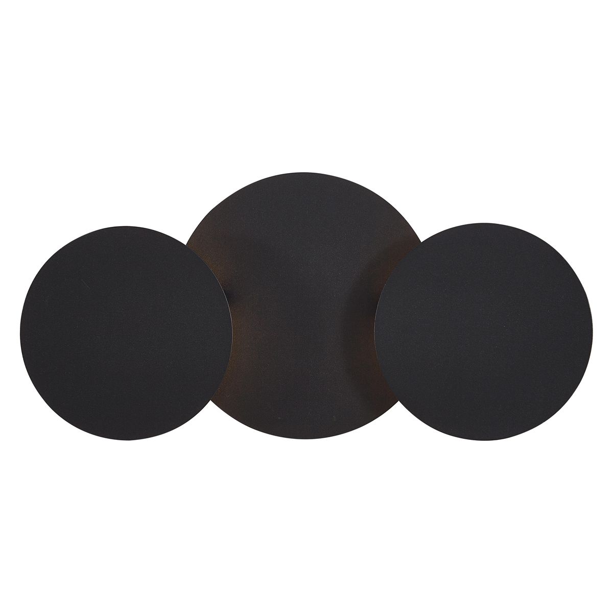 Moderne wandlamp zwart incl. LED 3-staps dimbaar 3-lichts- Sunrise