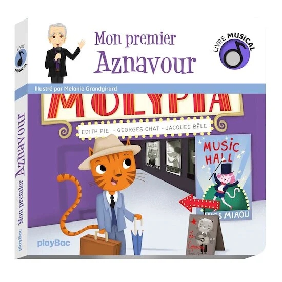 Livre musical Mon premier   Aznavour        de               PlayBac