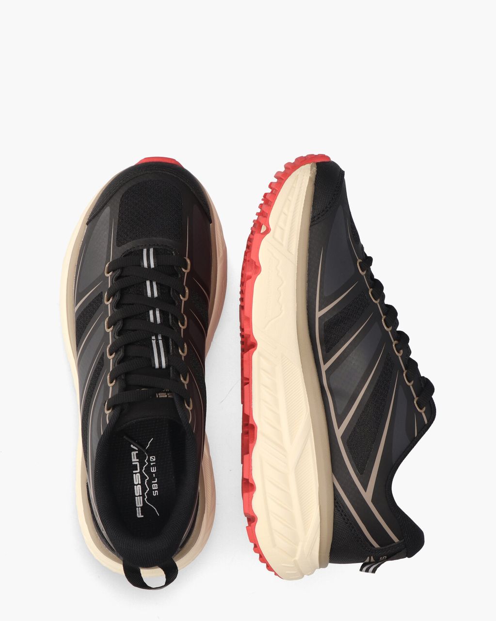 Fessura Trail SBL E-10 Zwart Damessneakers