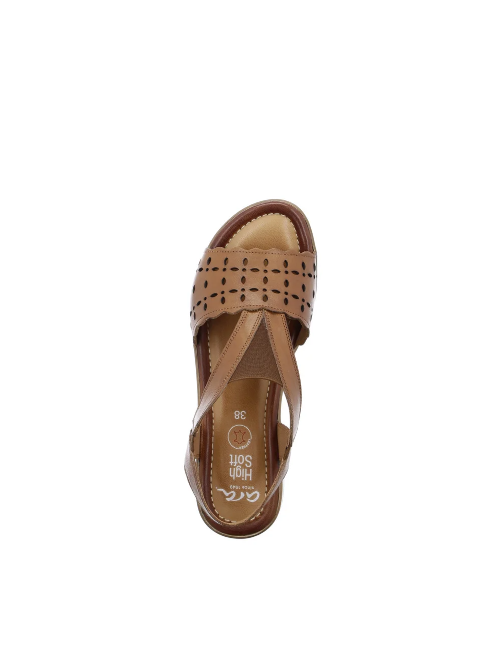 Sandale Kreta cognac