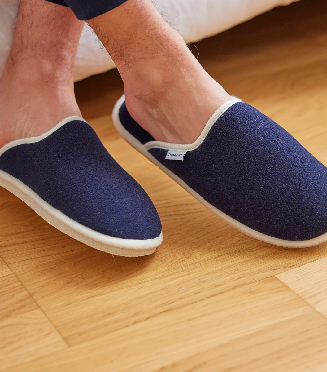 Mules Homme Marine