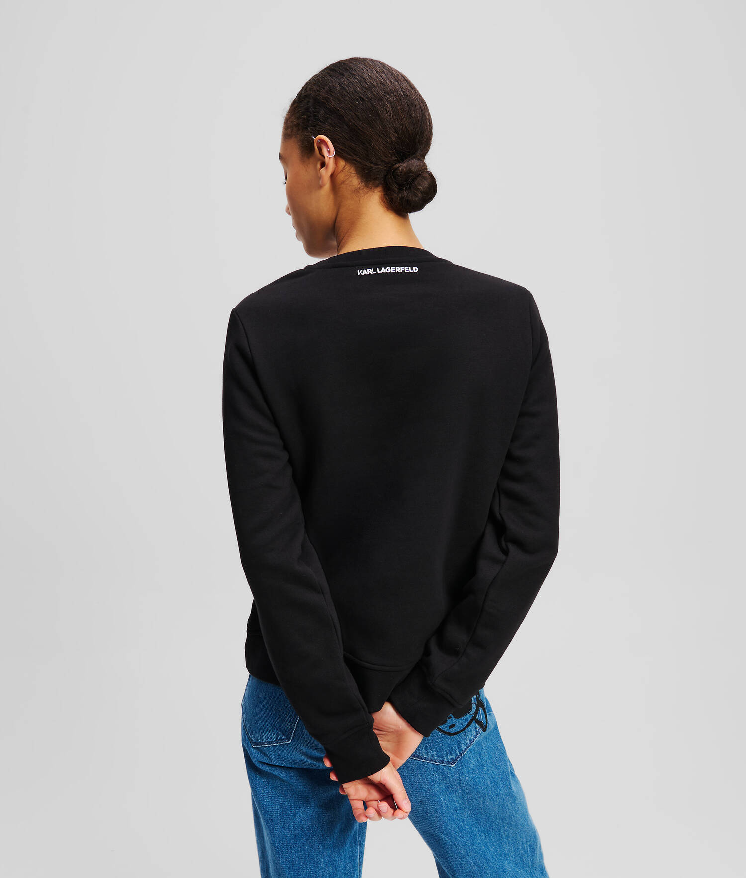 SWEATSHIRT AVEC ILLUSTRATION IKON - Noir