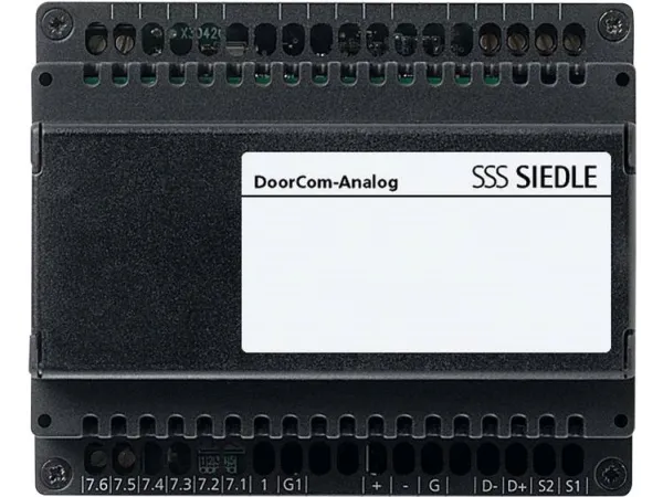 Siedle DCA 650-02, Adgangskontrolenhed, Sort, Siedle, CE, 0 - 40 °C, 107 mm