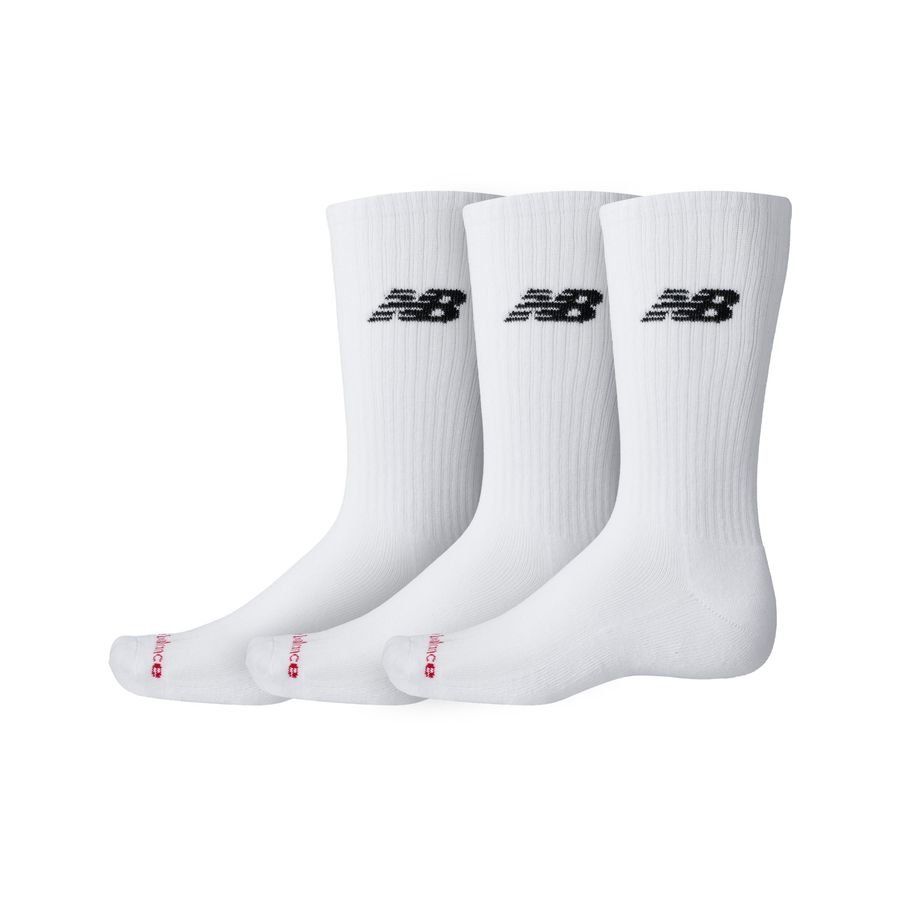 New Balance Chaussettes Everyday Crew Pack de 3 - Blanc