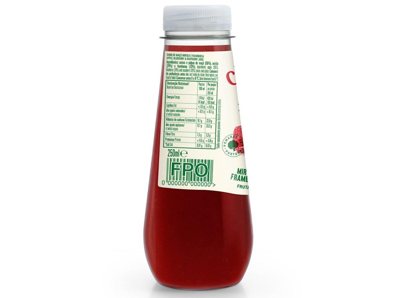 SUMO COMPAL MIRTILO FRAMBOESA 250ML