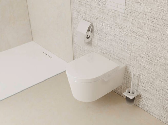 Hansgrohe AddStoris wc-borstel wit mat