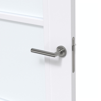 Arne & Bodil binnendeur ABB103 satijnglas - extra wit afgelakt - glaslat extra wit