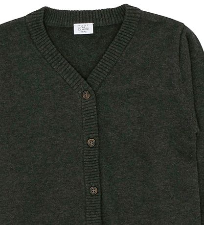 Hust and Claire Cardigan - Strik - Carsten - KoksGrå melange