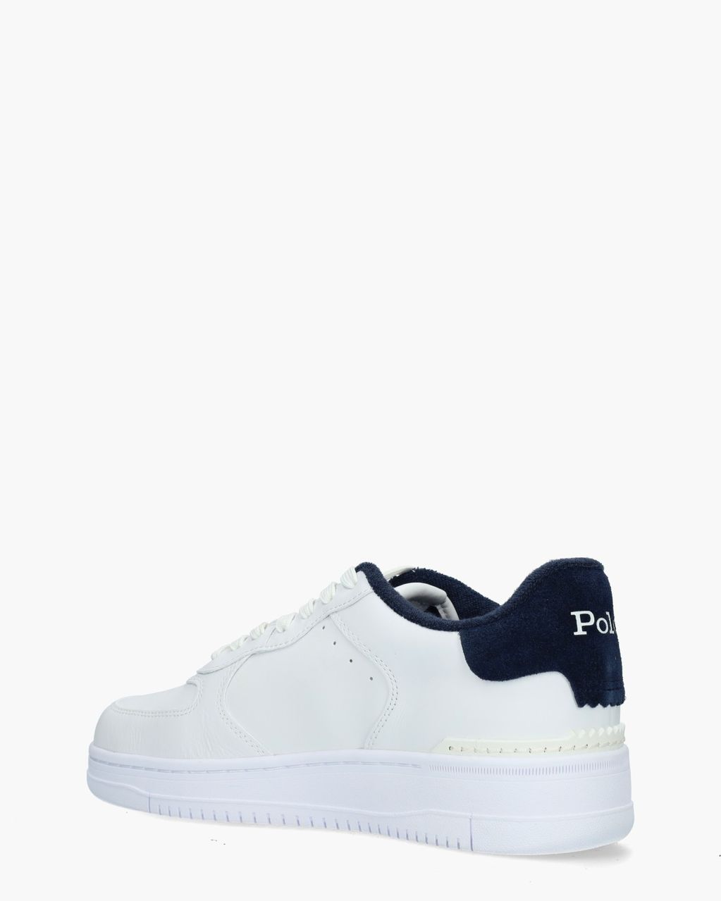 Polo Ralph Lauren Masters Court Wit/Donkerblauw Herensneakers