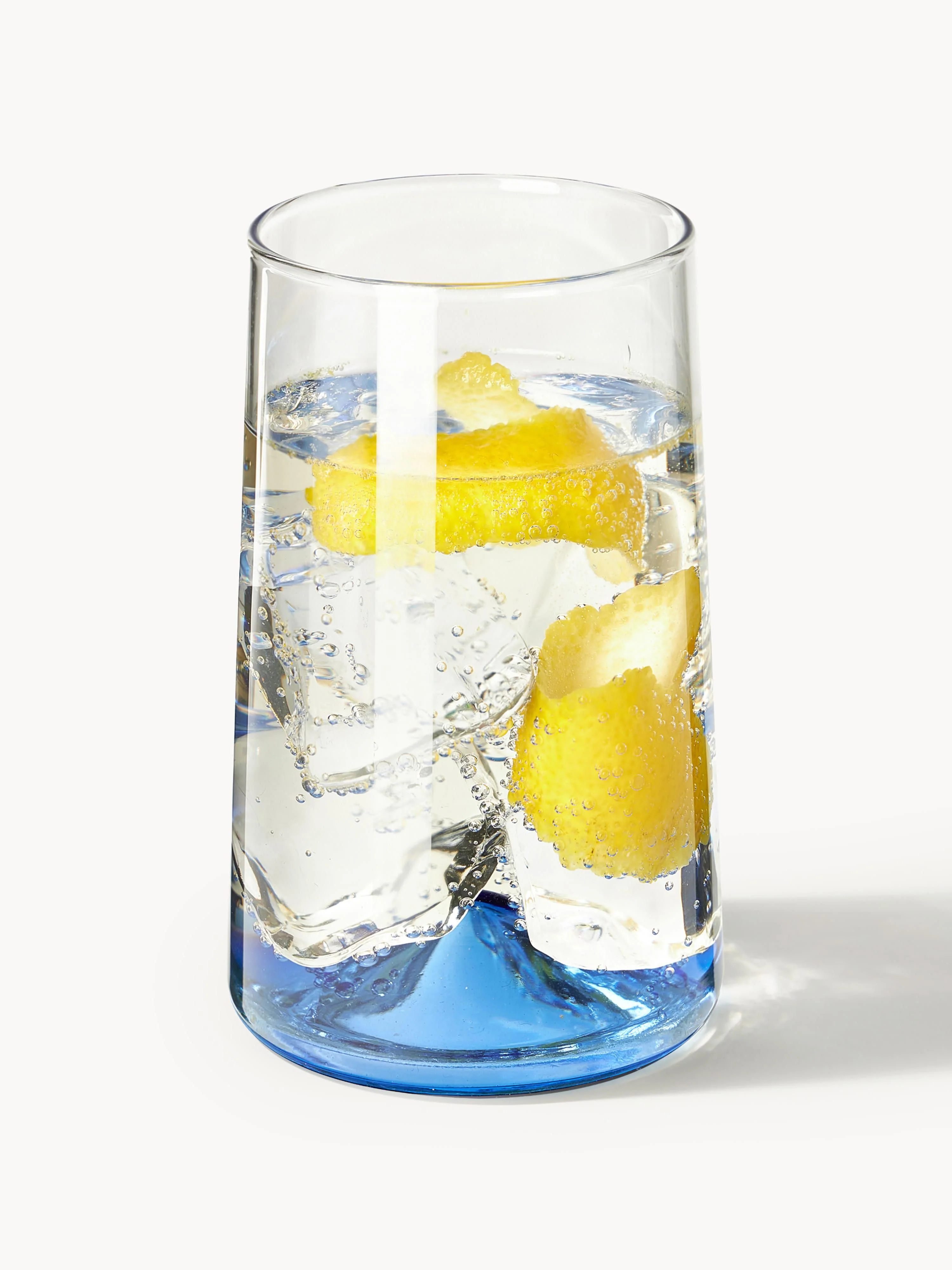 Mondgeblazen longdrinkglazen Hadley, 4-delig