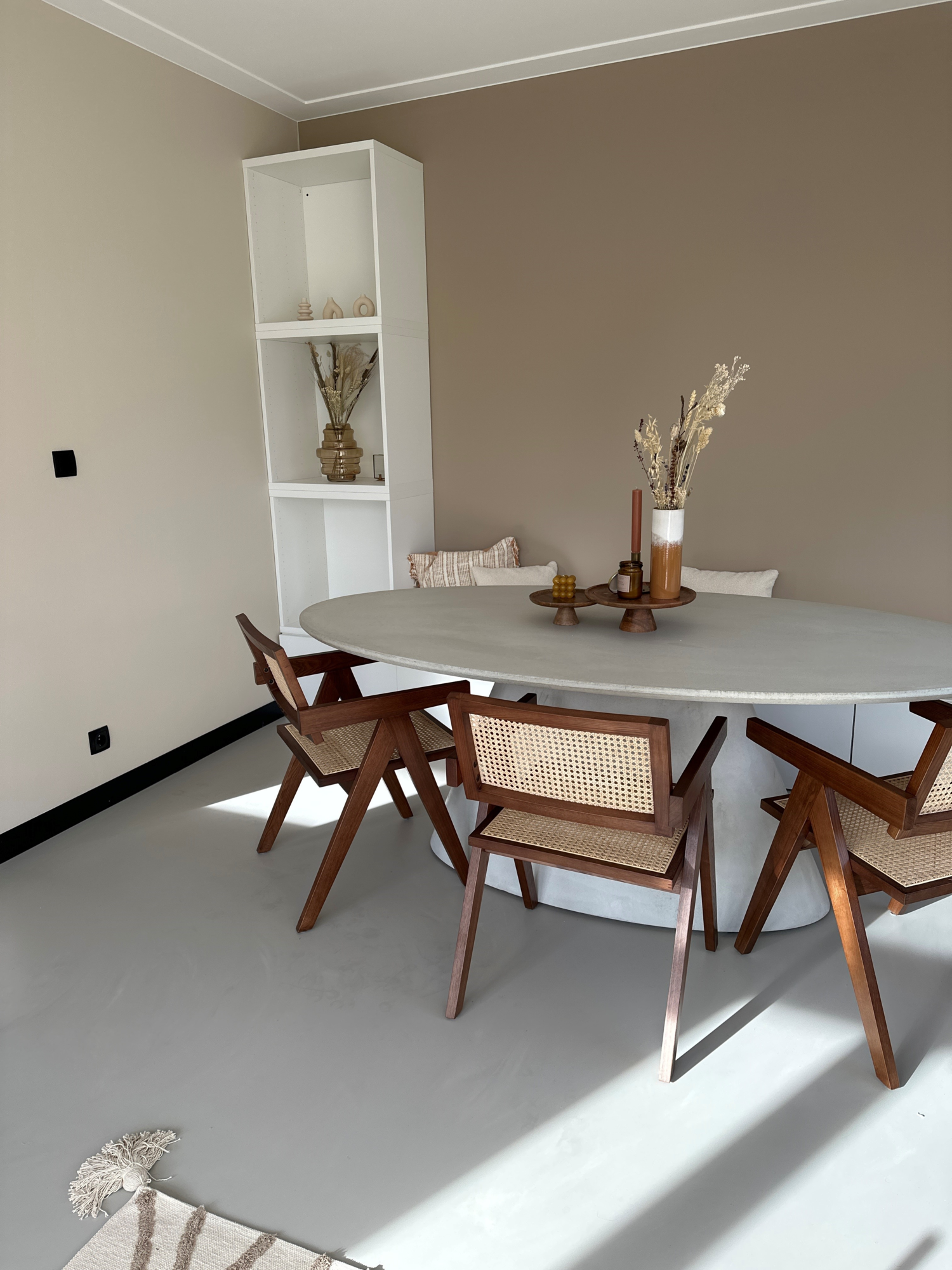 Bogard beton tafel ovaal | Light-grey Bogard Ovale beton tafel | Light-grey 220 cm