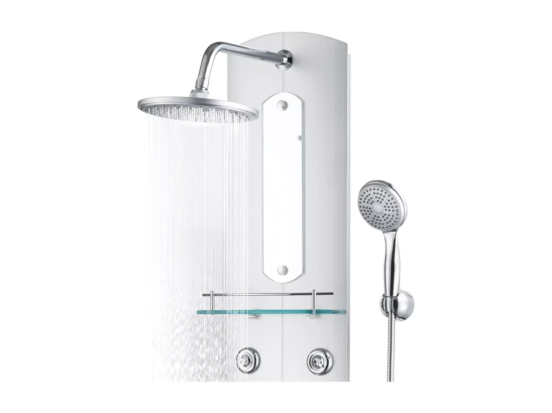 Panneau de douche pomme argenté 25 x 43 x 110 cm 02_0003429
