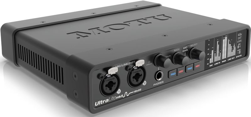 MOTU UltraLite MK5 - USB-audio-interface - 18 ingangen - 22 uitgangen