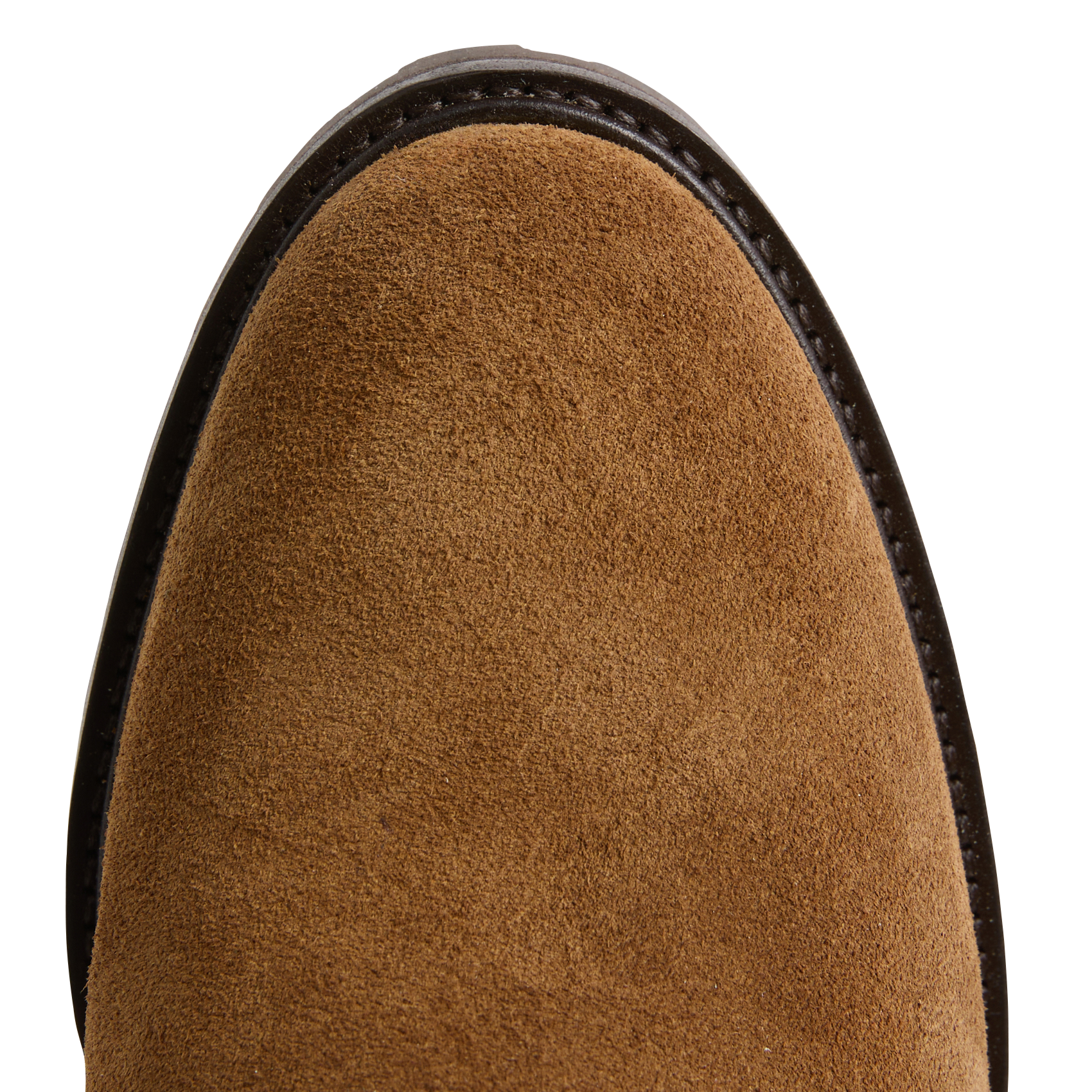 GOLDA - Bottines en cuir velours | Beige