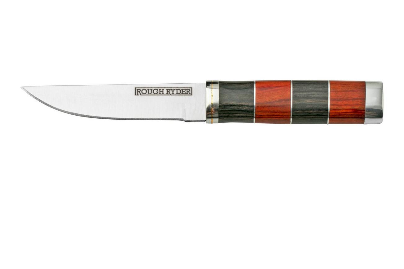 Rough Ryder Small Fixed Blade, Stacked Wood, RR2457 vaststaand mes