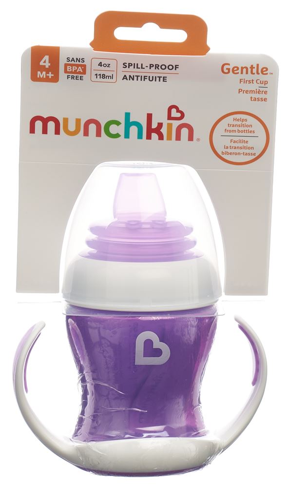 MUNCHKIN 1st Tasse Gentle<br>1 Stück, 118ml, Tropf Stop 4M+
