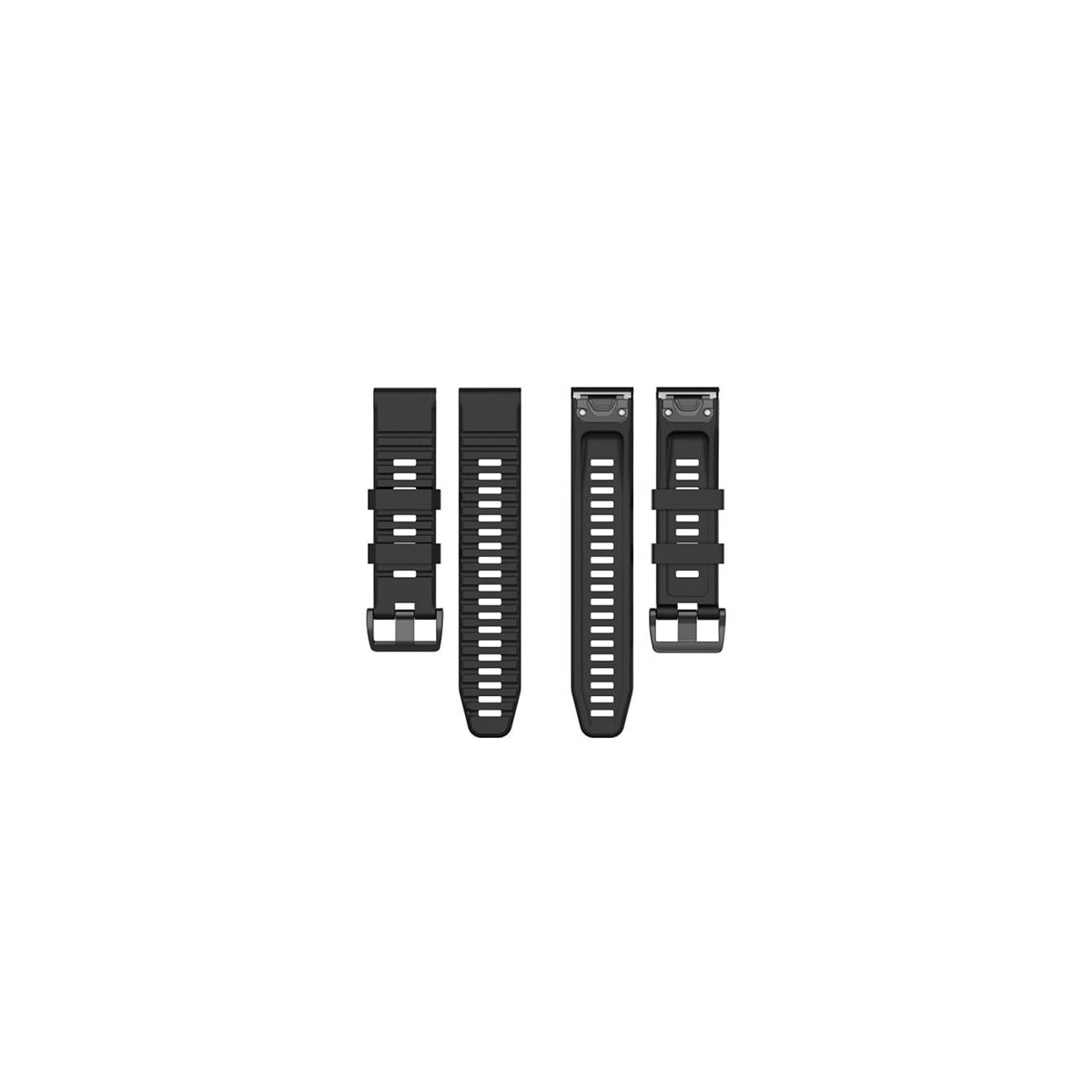 Silikonarmbånd Garmin Fenix 6X Svart