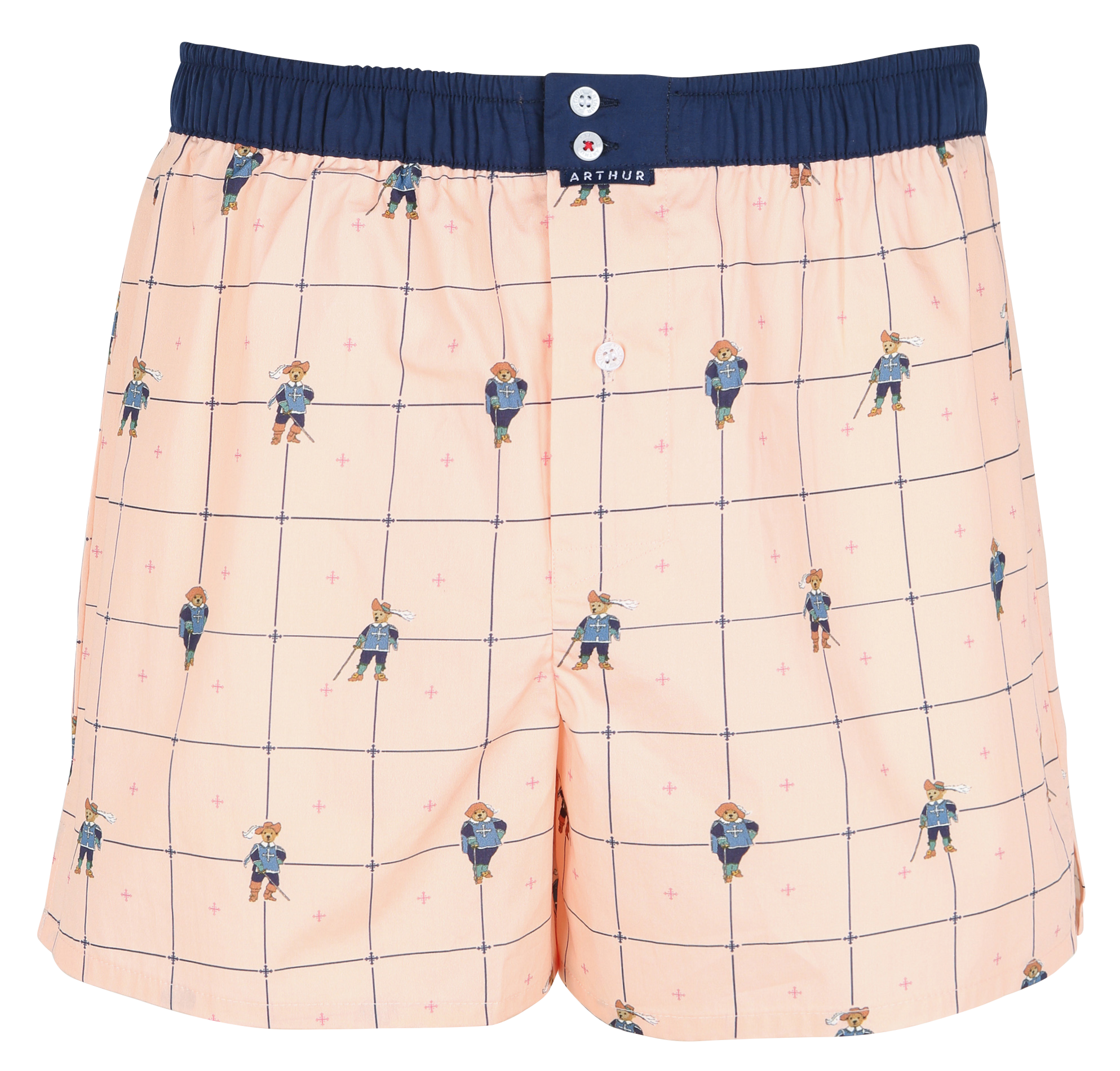 Caleçon large en coton | Rose
