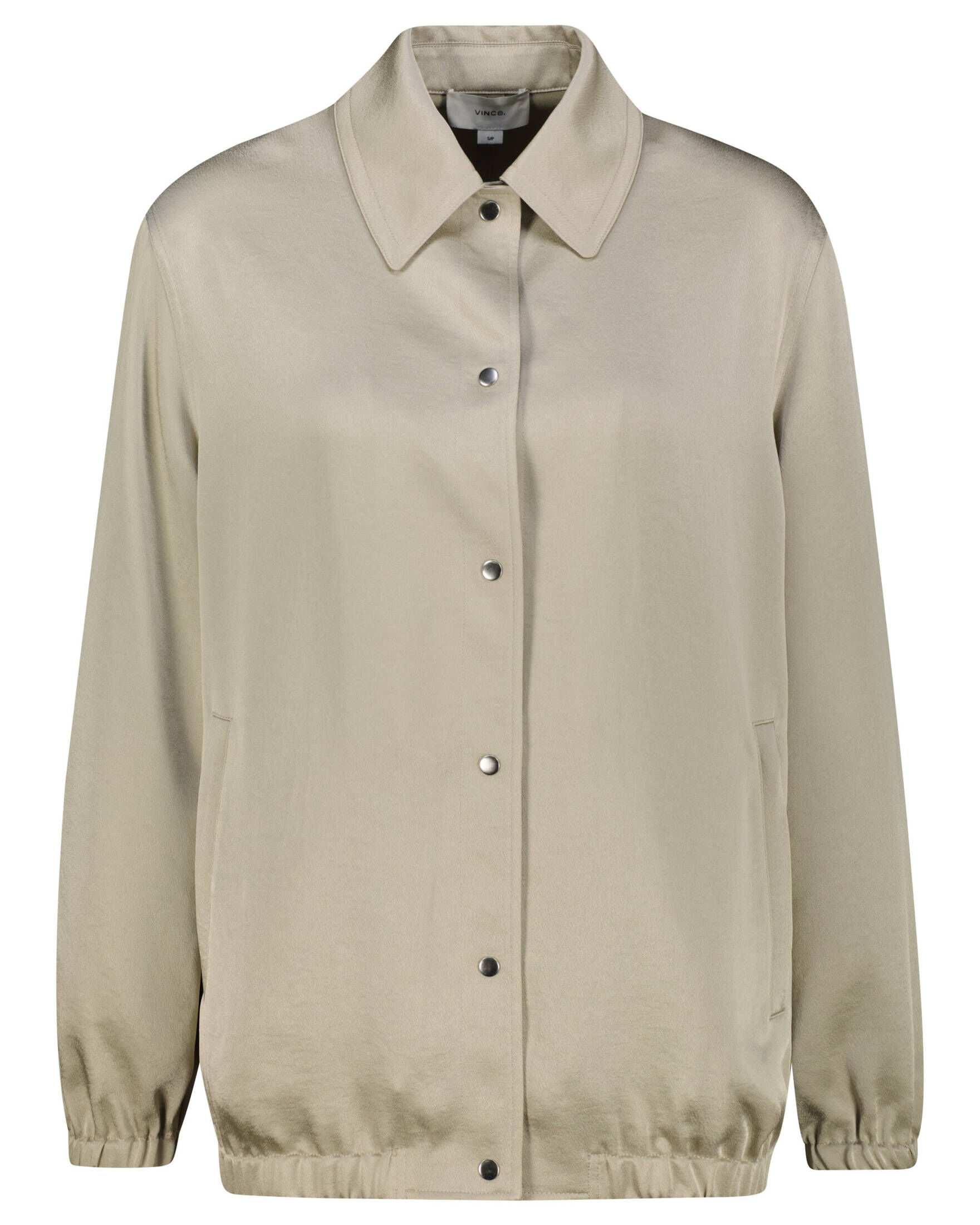Vince| Damen Jacke SHINY SNAP Oversized Fit