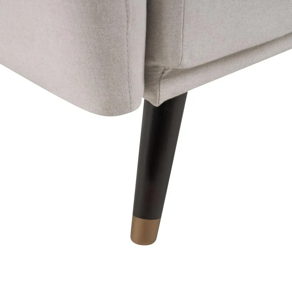 VIMMERBY - Slaapbank - Beige - Polyester