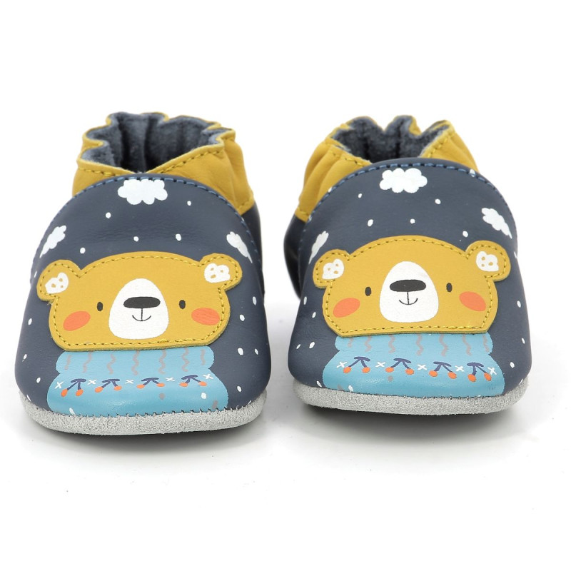Robeez Robeez Chaussons Snow Bear Bleu