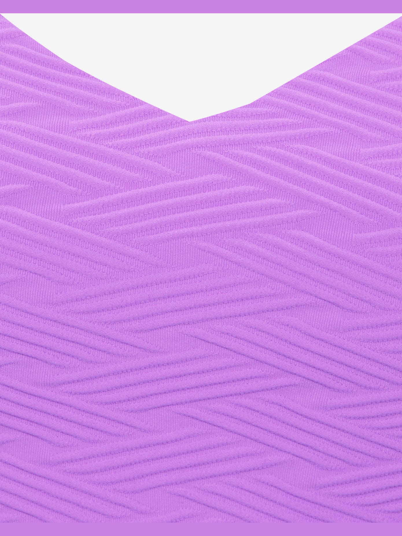 Haut de maillot de bain court matière structurée aux couleurs tendances