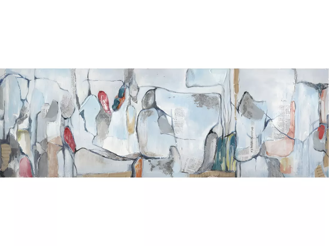Tableau peinture originale 150 x 50 cm style Abstrait - News