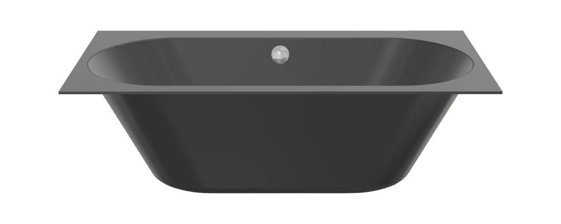 Xenz Madeira inbouw ligbad acryl 160x75cm ebony