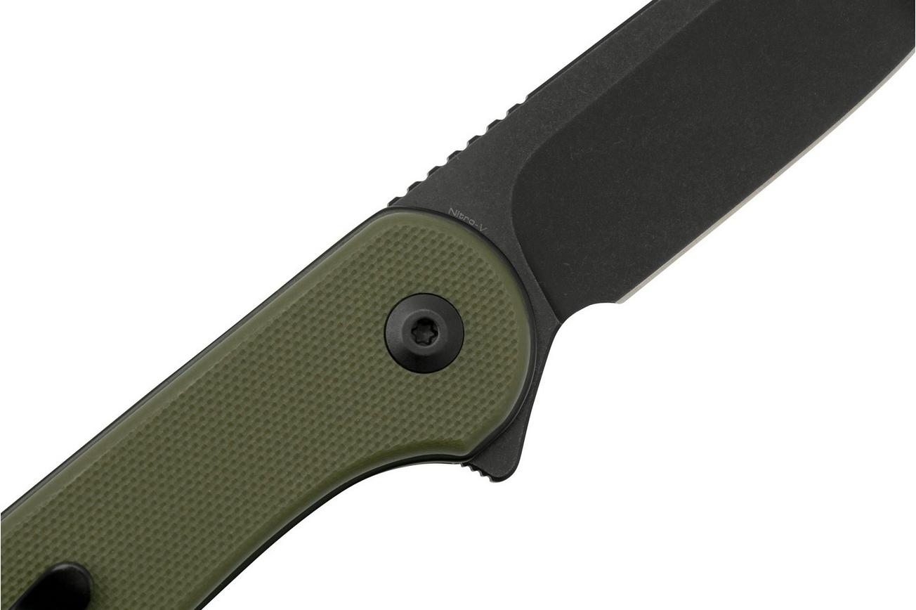 Civivi Elementum II Button Lock, C18062P-3 OD Green G10, Nitro-V, zakmes