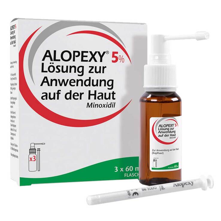 Alopexy 5% Lösung, 3X60 ml