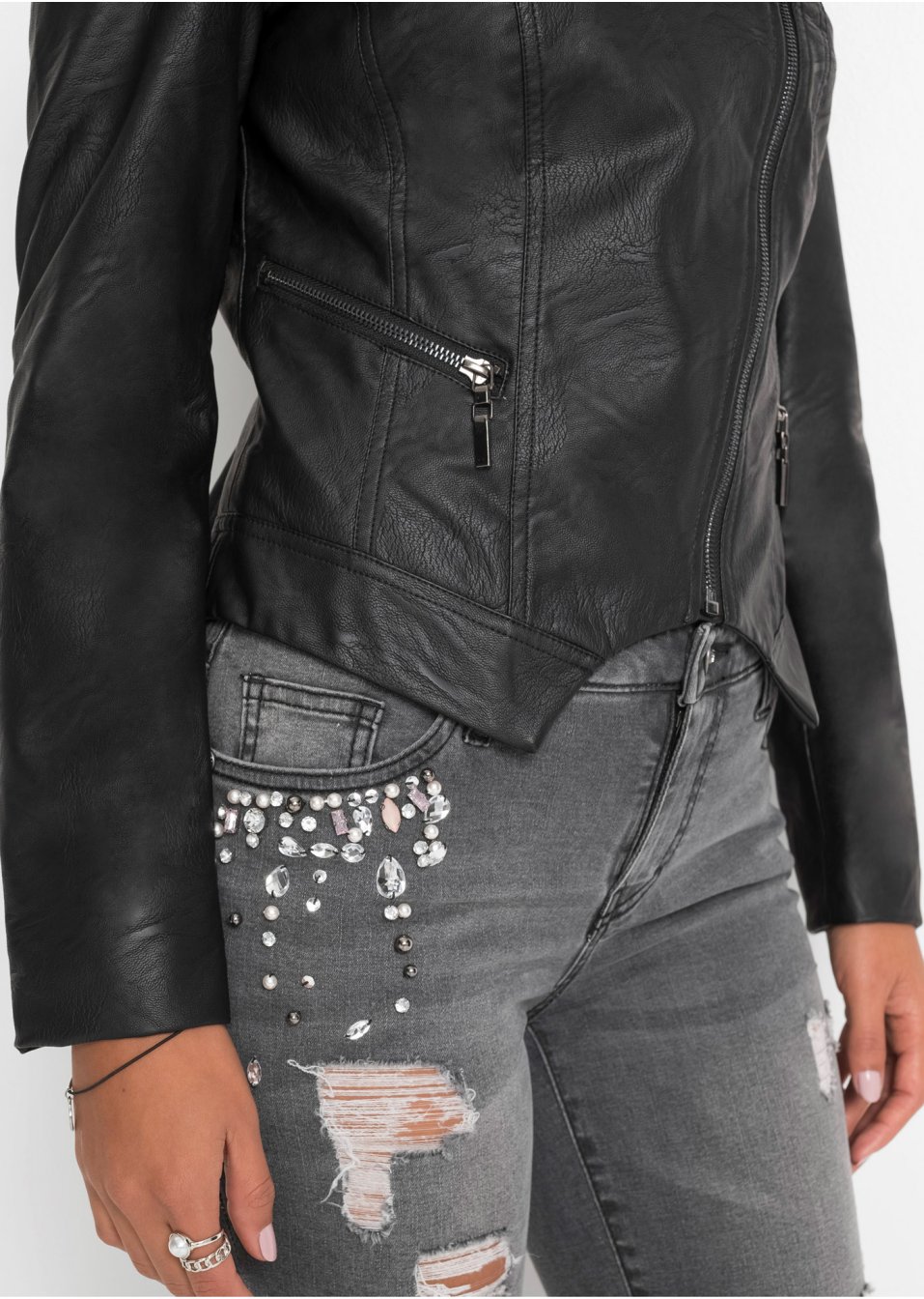 Veste avec grand col châle