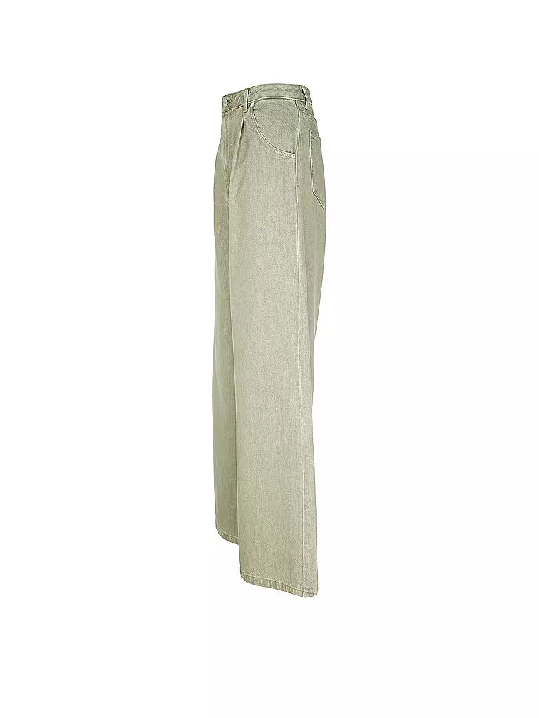 OFFICINE GENERALE Jeans Wide Leg MOENA  olive