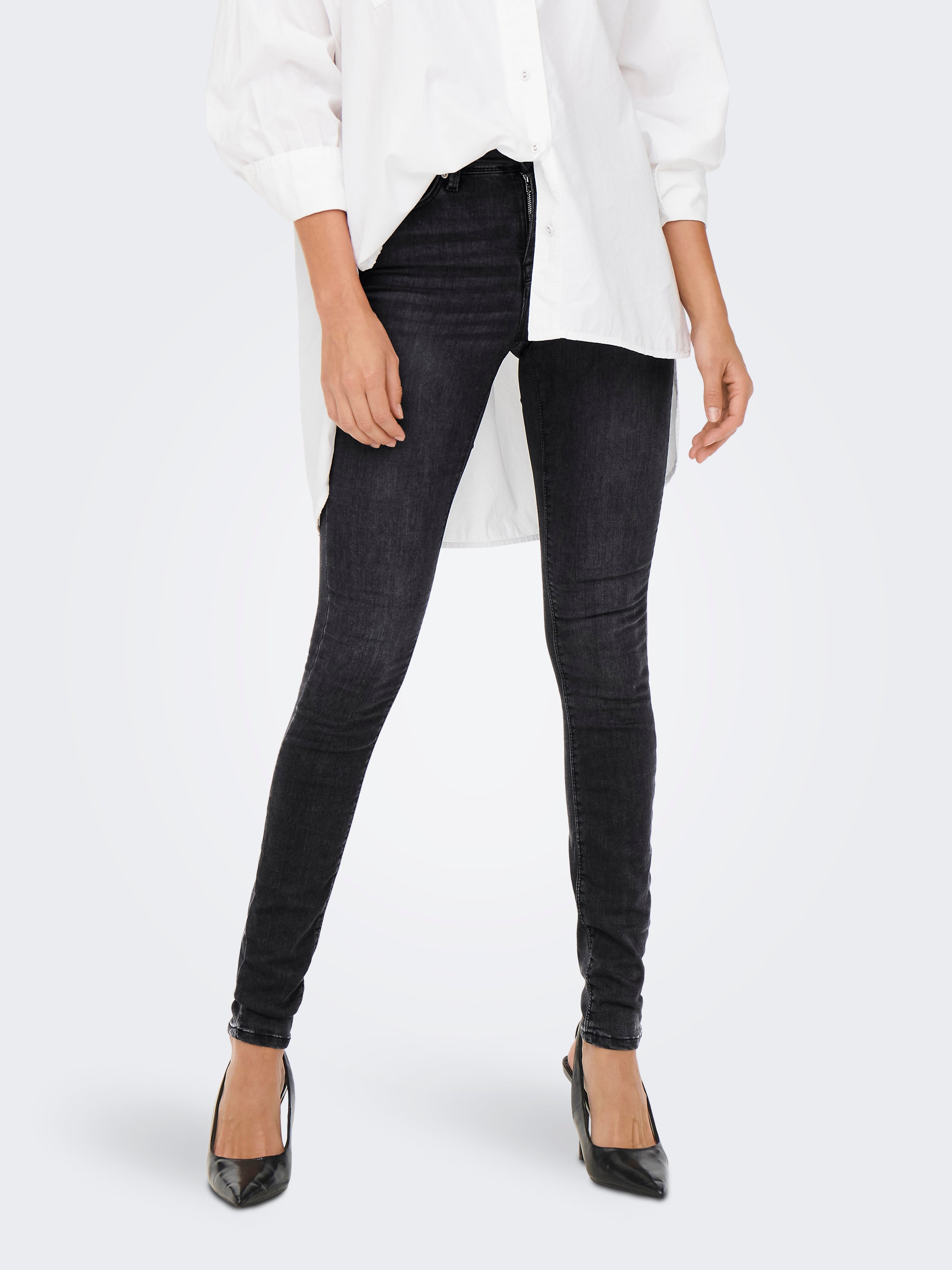 ONLIDA Mittlere Taille Skinny Fit Jeans Grey Denim