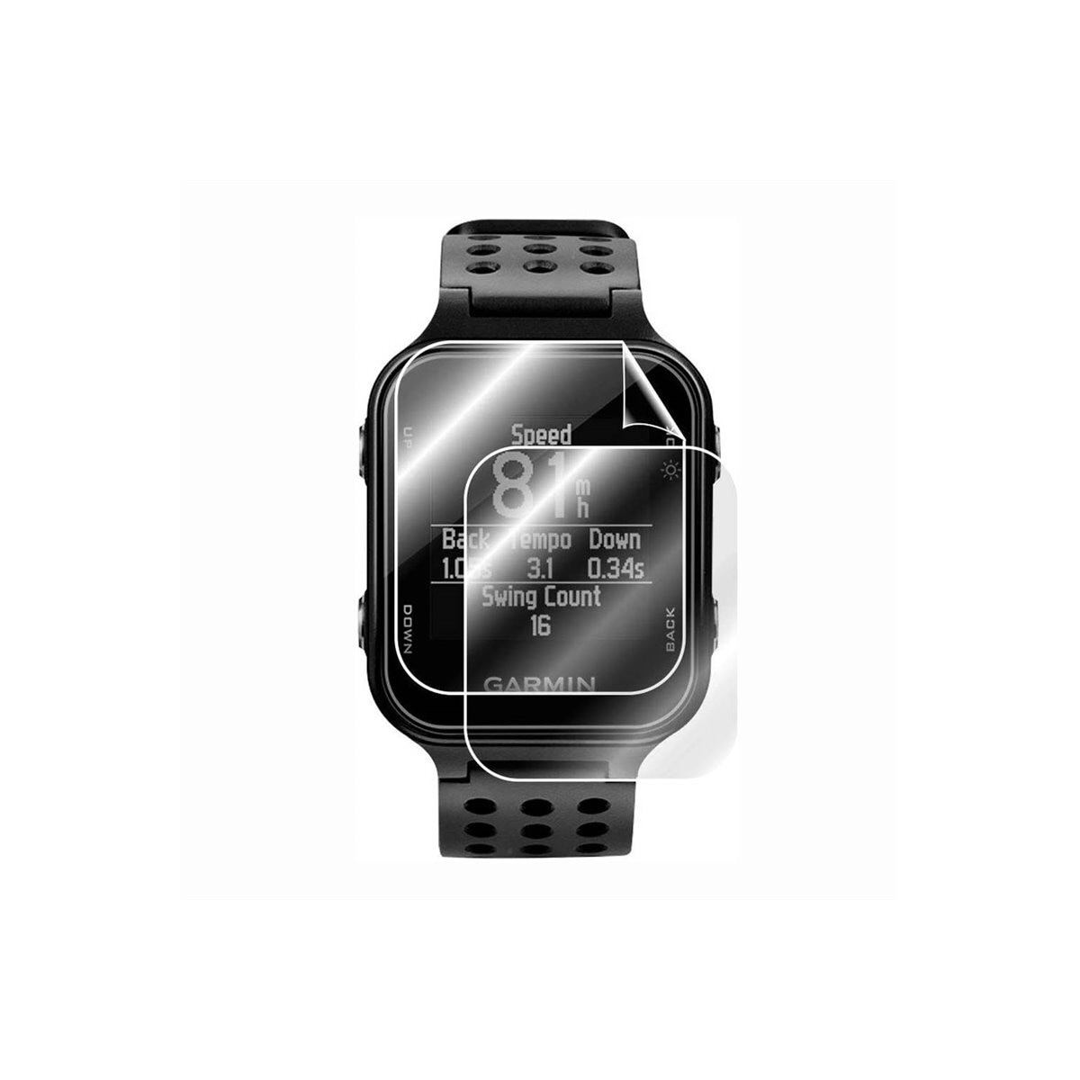2-Pak Skjermbeskytter PET film Garmin Approach S20